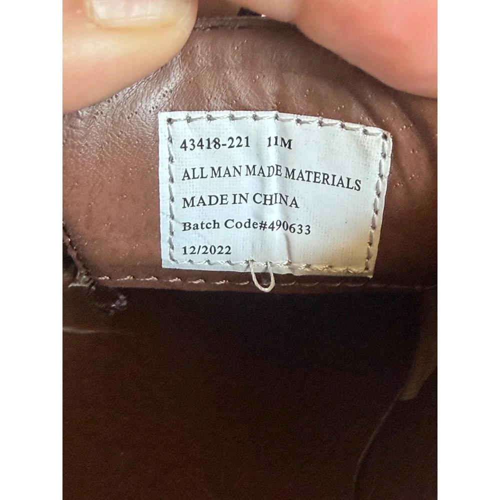 Stacy Adams Kids Cognac Brown Cap Toe Brogue Oxford Dress Shoes 11M 43418-221